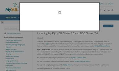 MySQL 5.7 Reference Manual